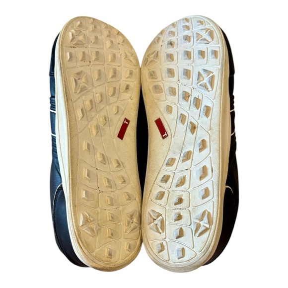 TRUE Linkswear True Motion Men's Classic Waterproof Golf Shoe Black/White - Picture 7 of 11